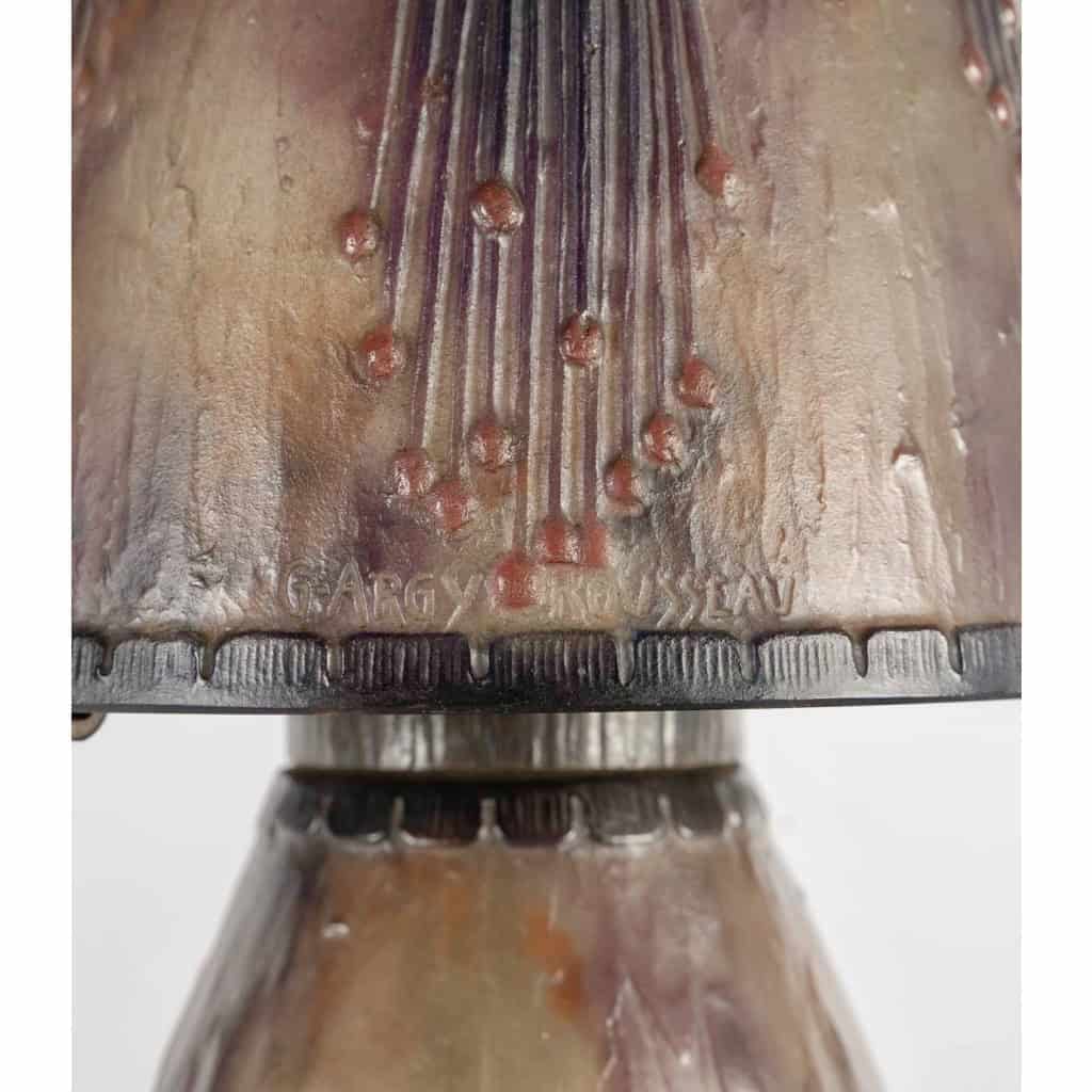 1925 Gabriel Argy-Rousseau – Lampe « Fleurs Tropicales » Pâte de Verre 11