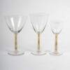 1924 René Lalique – Service 18 Verres Phalsbourg Verre Blanc Patiné Sépia 7