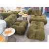 B&B iIalia Canapé 3 modules CAMALEONDA angulaire Chenille Enia Vert Olive 17