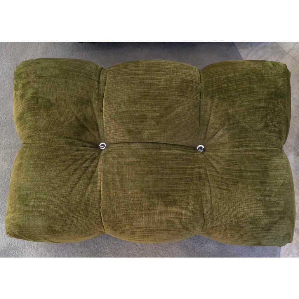 B&B iIalia Canapé 3 modules CAMALEONDA angulaire Chenille Enia Vert Olive 5