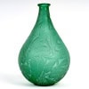 1923 René Lalique – Vase Sauges Verre Vert Patiné Blanc 12 1923 René Lalique – Vase Sauges Verre Vert Patiné Blanc 12