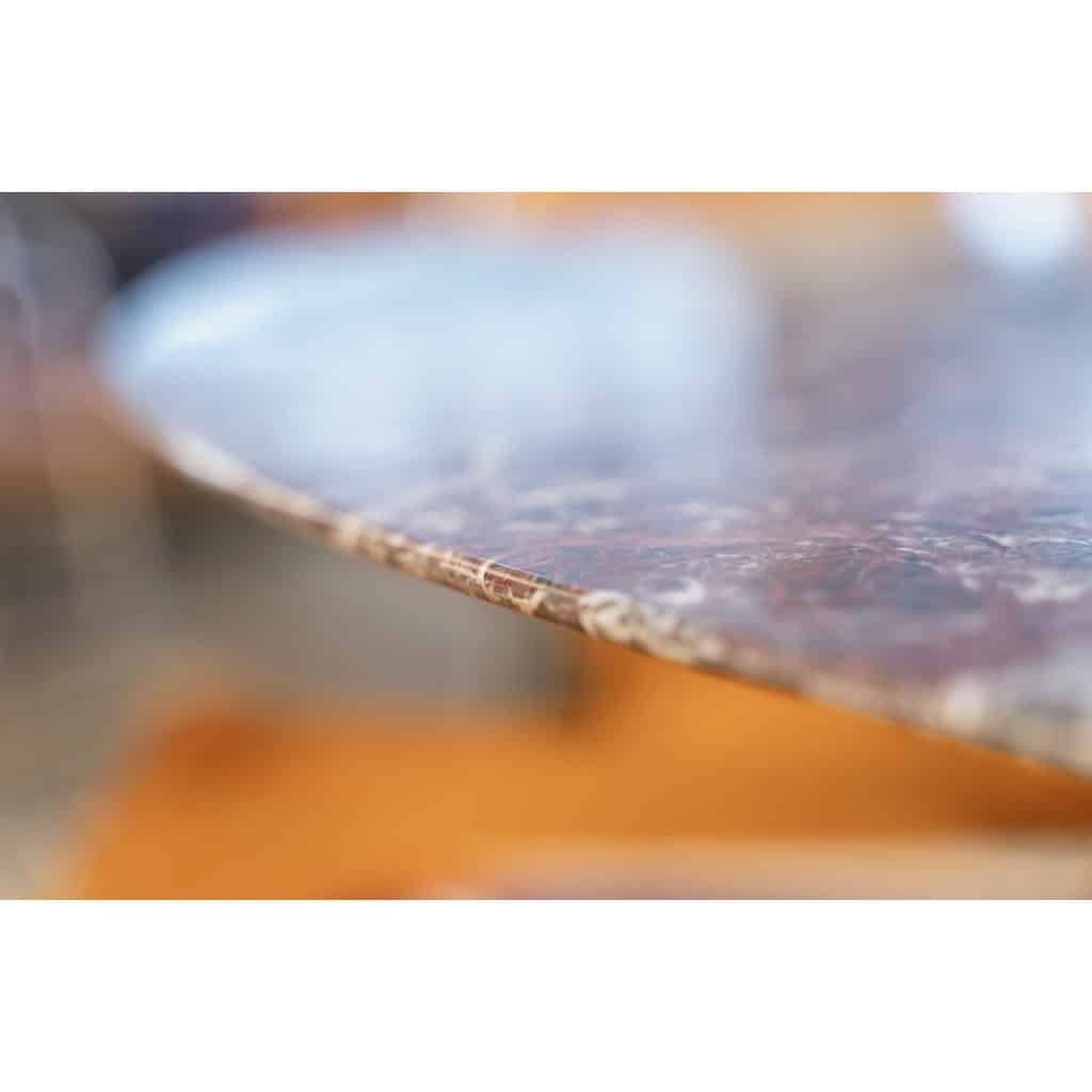 KNOLL éditions & PLATNER , table rondeØ 180 cm marbre Rouge Rubis 5