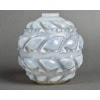 1928 René Lalique – Vase Camaret Verre Opalescent Patiné Bleu 8 1928 René Lalique – Vase Camaret Verre Opalescent Patiné Bleu 8