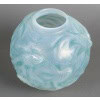 1924 René Lalique – Vase Formose Verre Opalescent Patiné Bleu 12