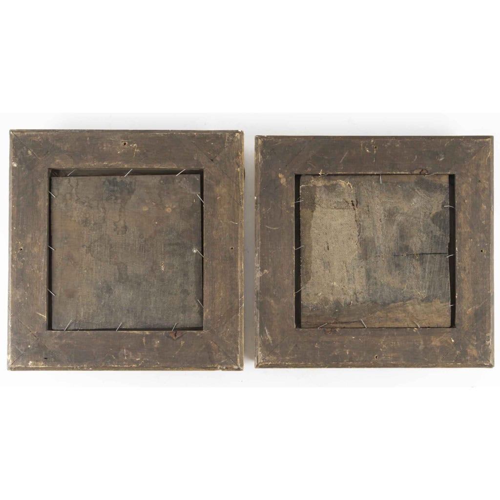 Ecole Hollandaise du XVIIe siècle. Paire de portraits de cavaliers sur leur monture 10