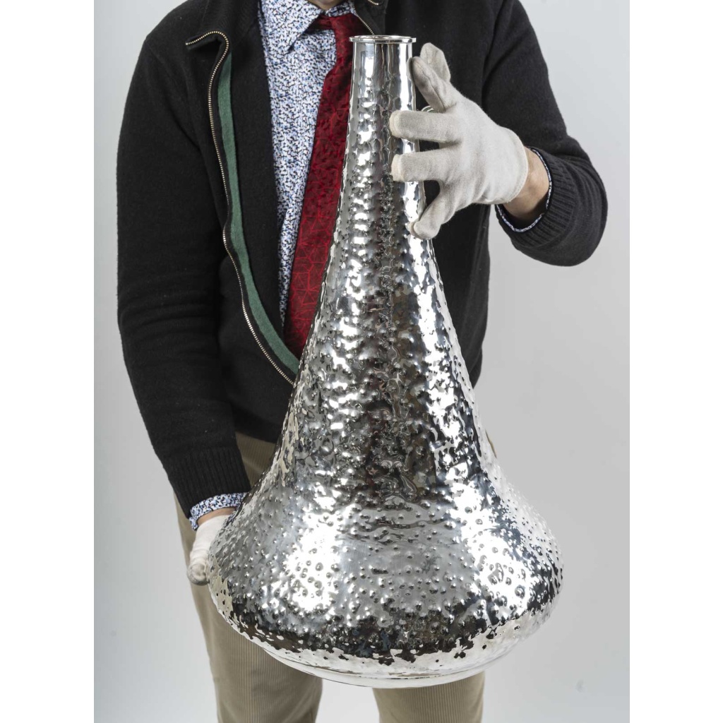 R. Valle – Grand Vase En Argent Massif XXè 16