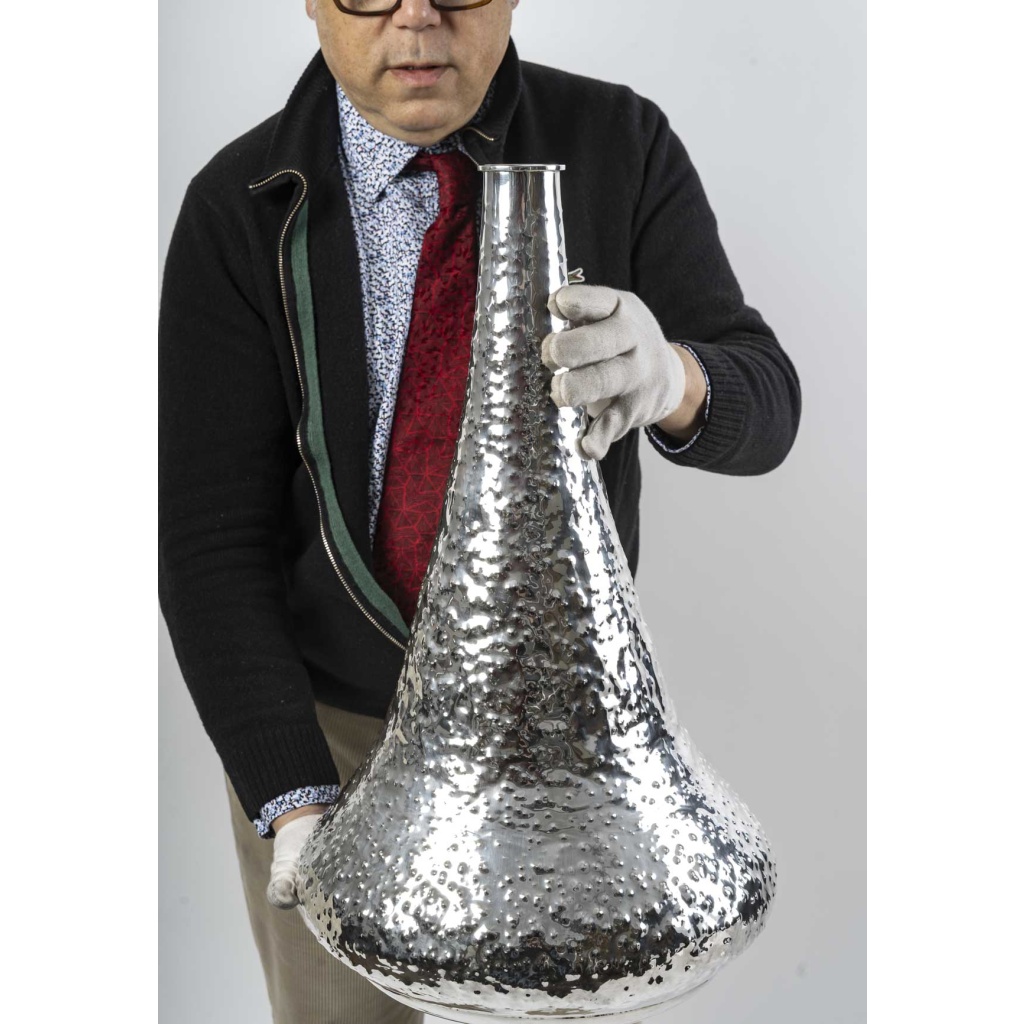 R. Valle – Grand Vase En Argent Massif XXè 17