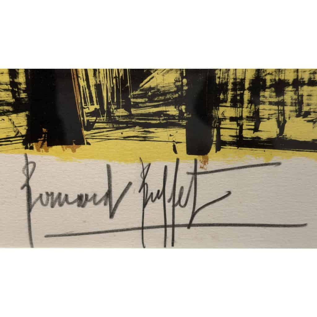 BUFFET Bernard Anthuriums et iris Lithographie en Couleurs Signée certificat d’authenticité 5 BUFFET Bernard Anthuriums et iris Lithographie en Couleurs Signée certificat d’authenticité 5