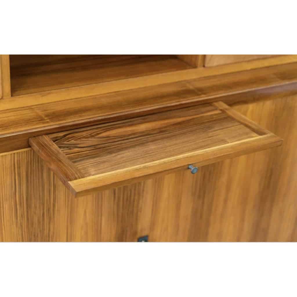1940 Rare Cabinet de Maurice Jallot en bois de rose. 6