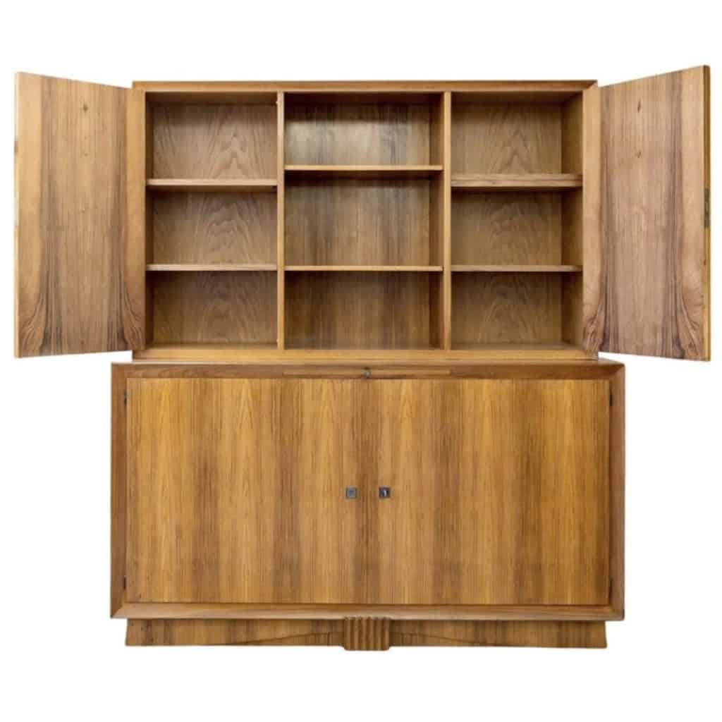 1940 Rare Cabinet de Maurice Jallot en bois de rose. 9