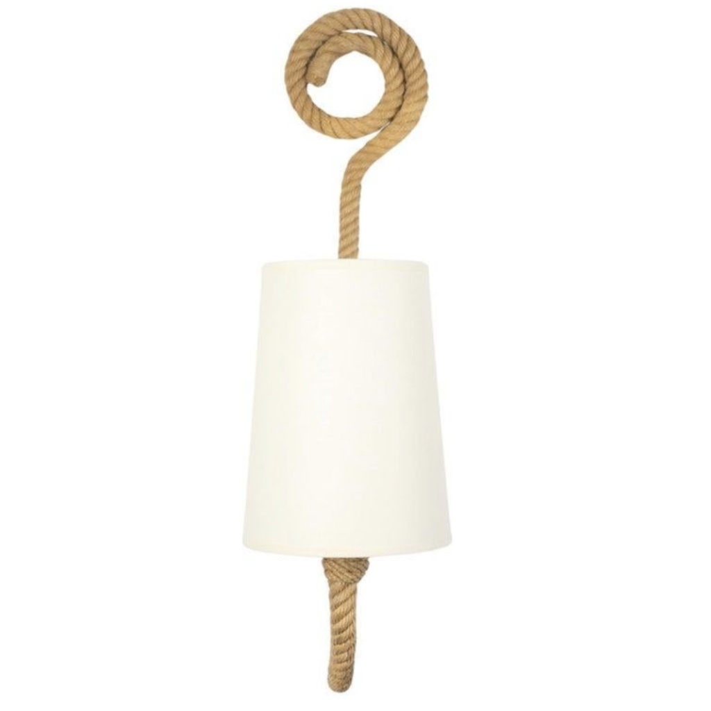 1950 Paire d&rsquo;appliques murales en corde par Adrien Audoux & Frida Minet 7