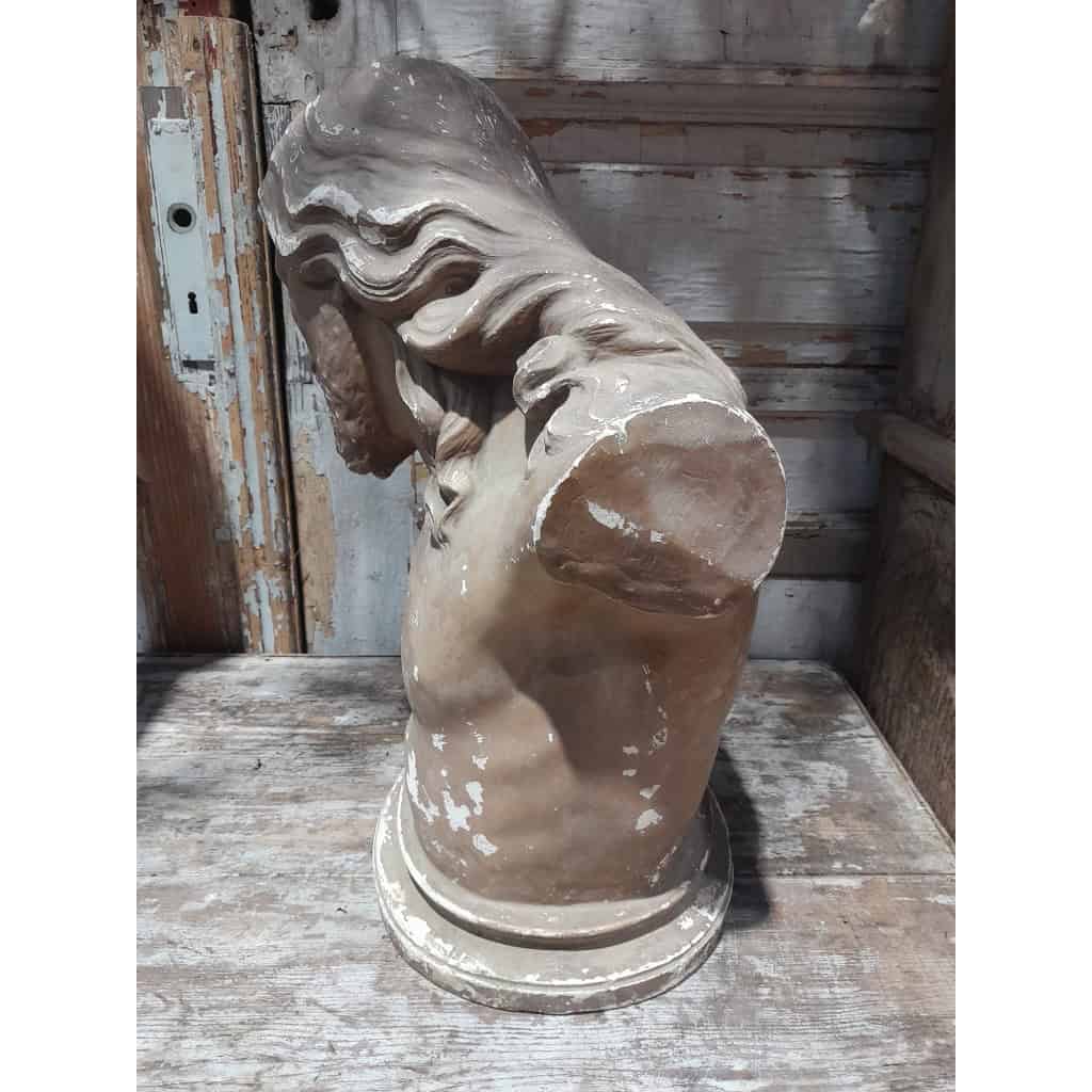 Buste du Christ de la Résignation, plâtre, XIXÈME 6