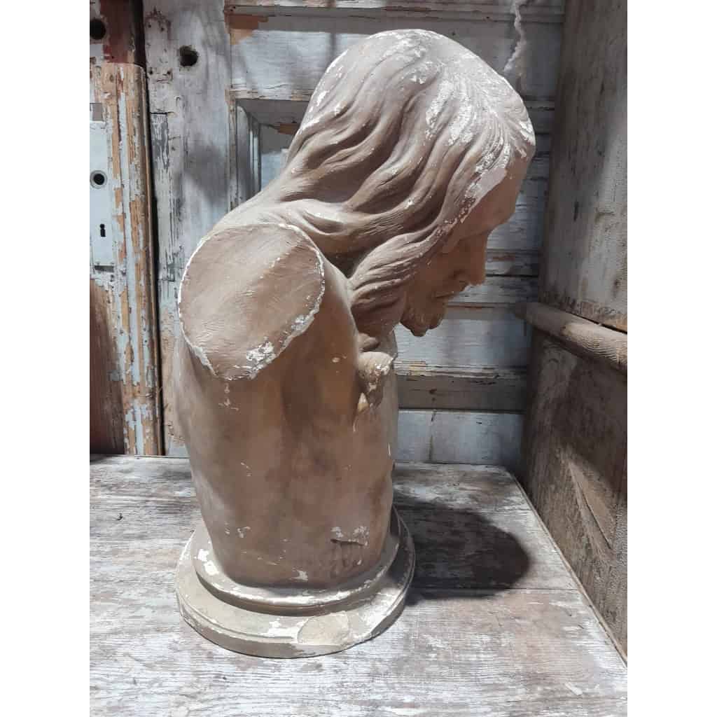 Buste du Christ de la Résignation, plâtre, XIXÈME 10