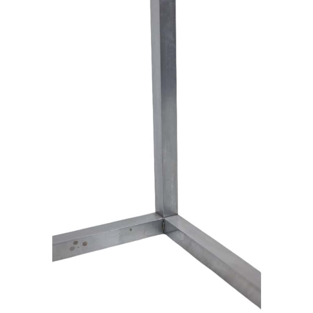 Maison Jansen. Console en aluminium brossé et plateau en verre églomisé. 1970 LS6176?405? 7