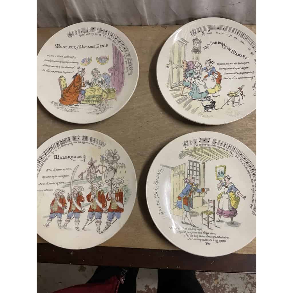 Assiettes Georges DREYFUS 3