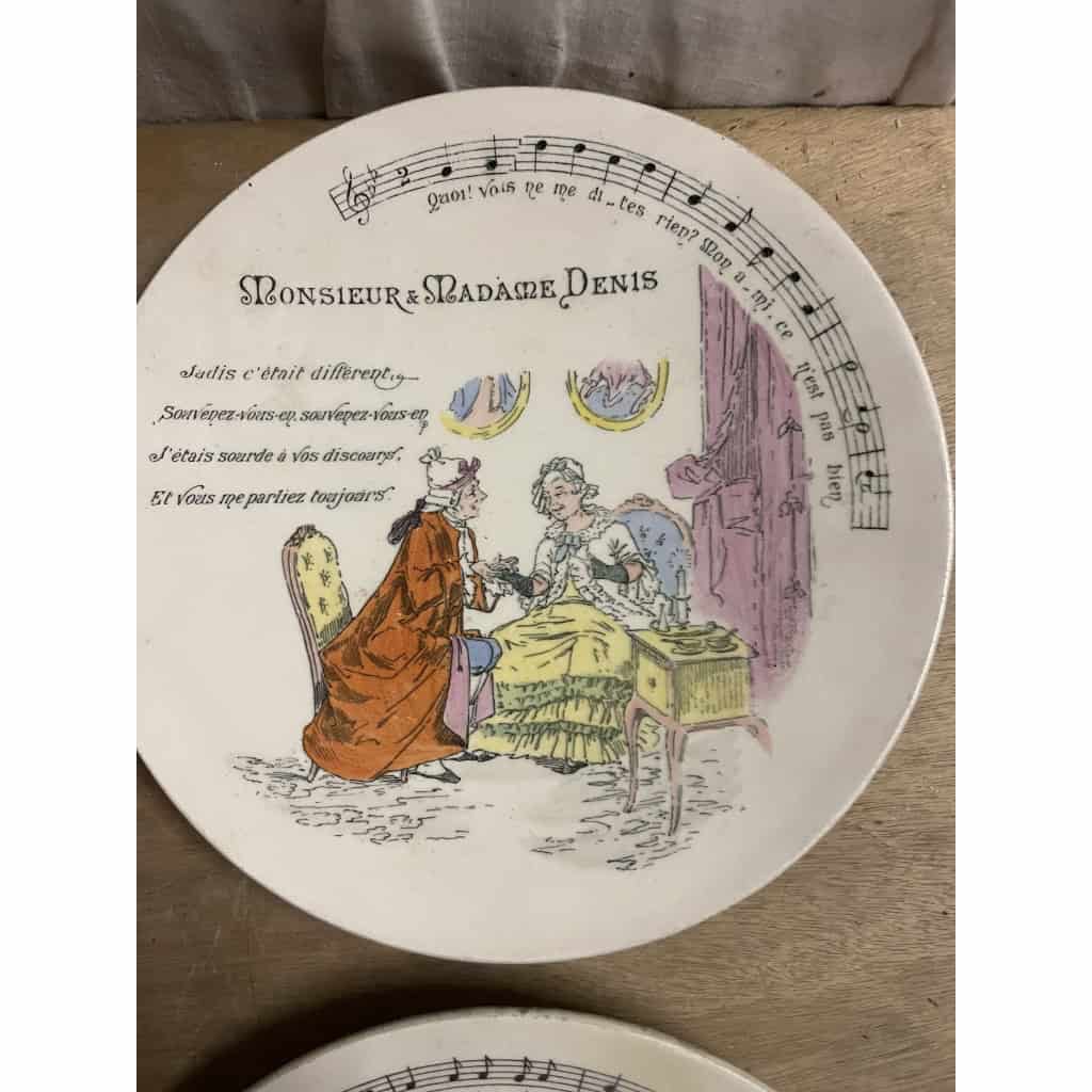 Assiettes Georges DREYFUS 5