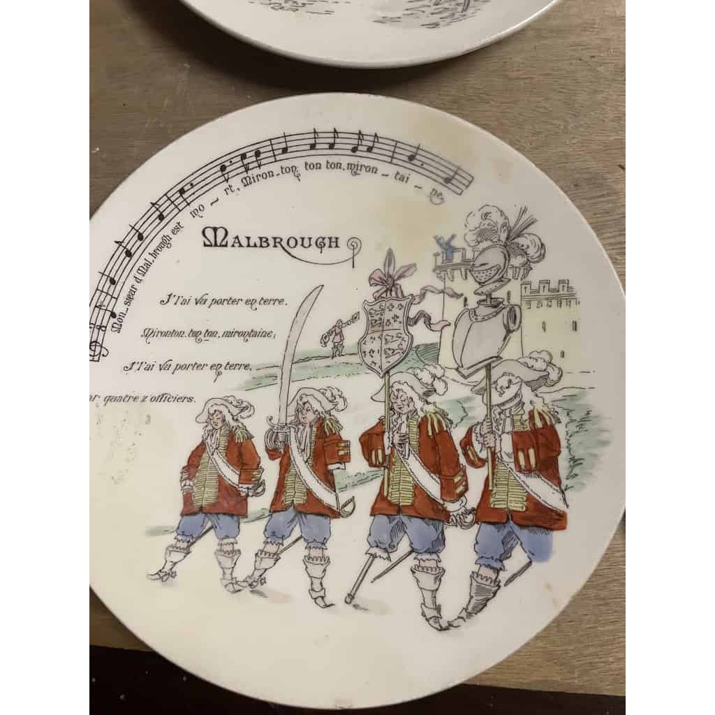 Assiettes Georges DREYFUS 6