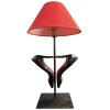 Lampe Cendrillon deux chaussures Louboutin montées en lampe. 17