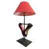Lampe Cendrillon deux chaussures Louboutin montées en lampe. 14