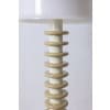 Lampadaire en bois laqué blanc et beige. Années 1980-90 LS6578809 14