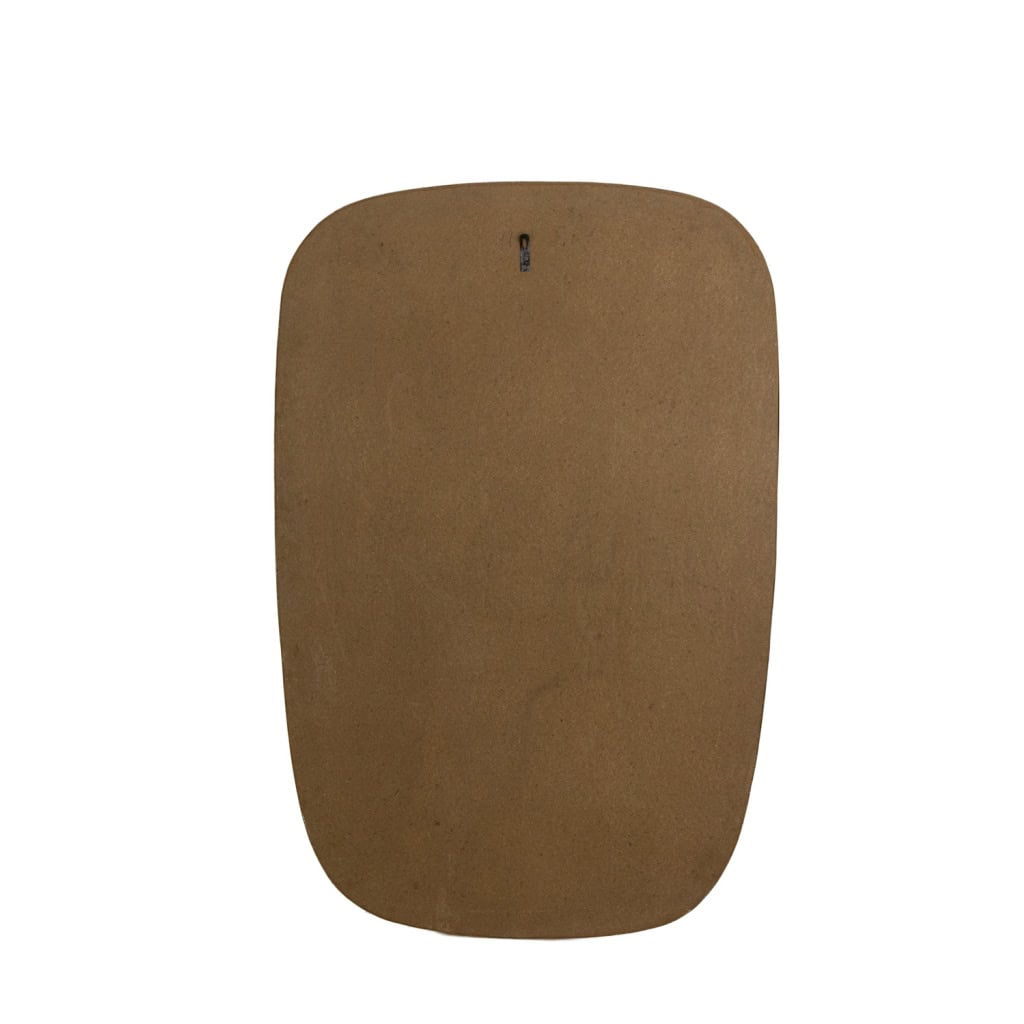 Gio Ponto, dans le style de. Paire de miroirs cerclés de laiton doré. 1980′ LS6639B7290/5P 4