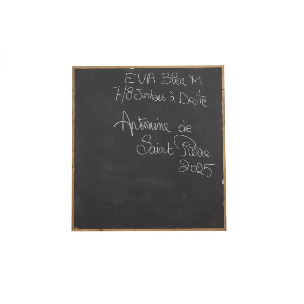 Antonine de Saint Pierre Panneau en métal laqué bleu. Contemporain LS65273363 4 Antonine de Saint Pierre Panneau en métal laqué bleu. Contemporain LS65273363 4