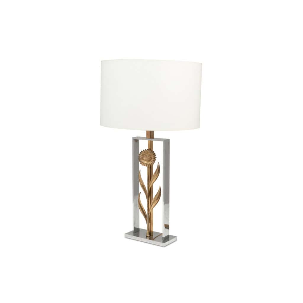 Maison Charles, attribué à. Paire de lampes tournesol. Années 1970 LS6374970 6