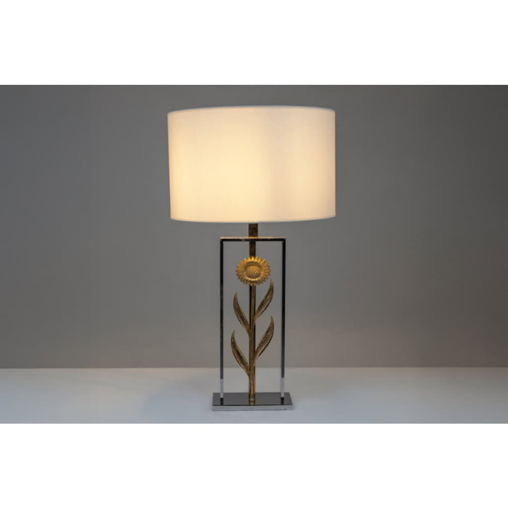 Maison Charles, attribué à. Paire de lampes tournesol. Années 1970 LS6374970 11