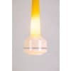 Paire de suspensions en verre bicolore jaune et blanc. Années 1960 LS6481409P 14