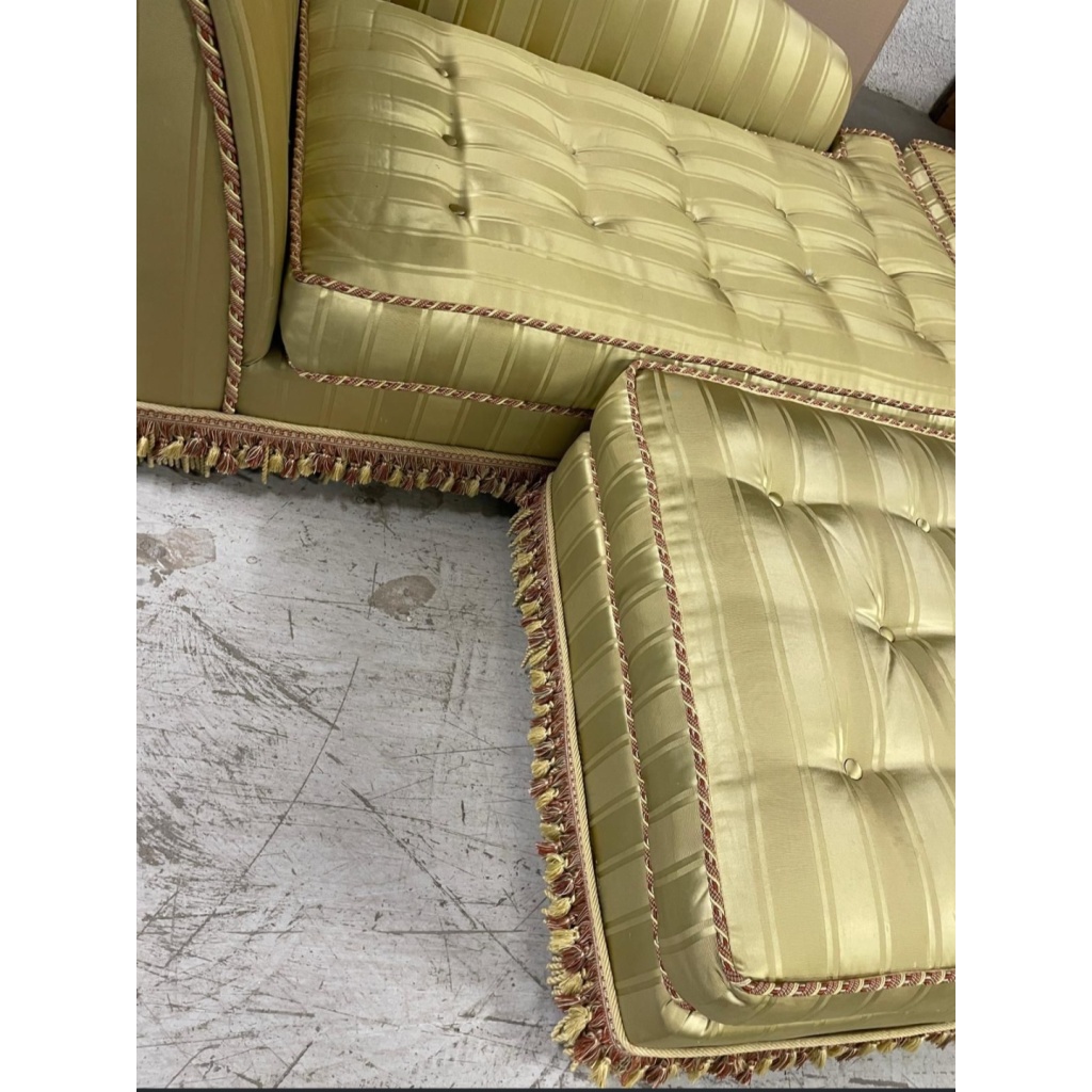 Paire de Méridiennes et Reposes Pied style Napoléon III, France,, 20ème 7