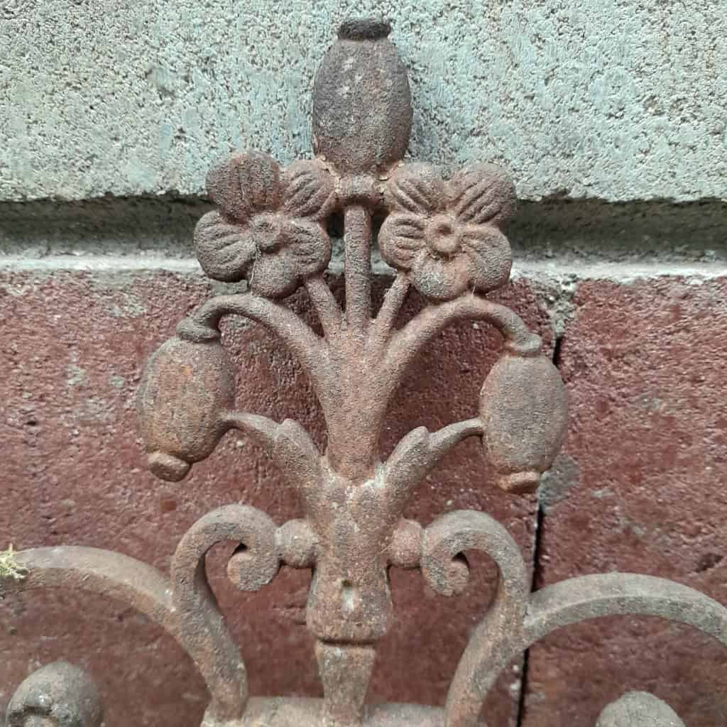 Morceau de grille de cimetière, XIXÈME, fonte de fer 5