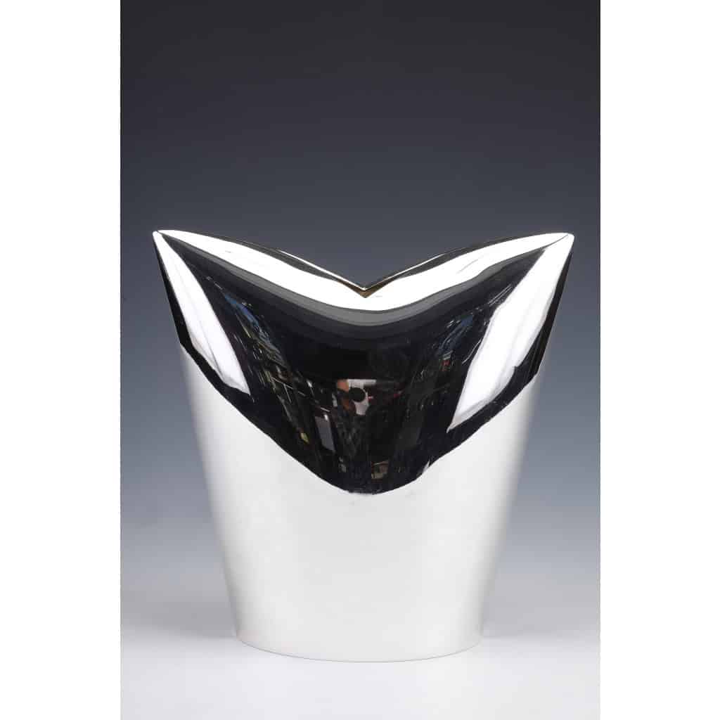 Gabriel de VECCHI – VASE EN ARGENT MASSIF DESIGN ITALIE XXè 4