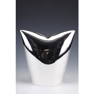 Gabriel de VECCHI – VASE EN ARGENT MASSIF DESIGN ITALIE XXè