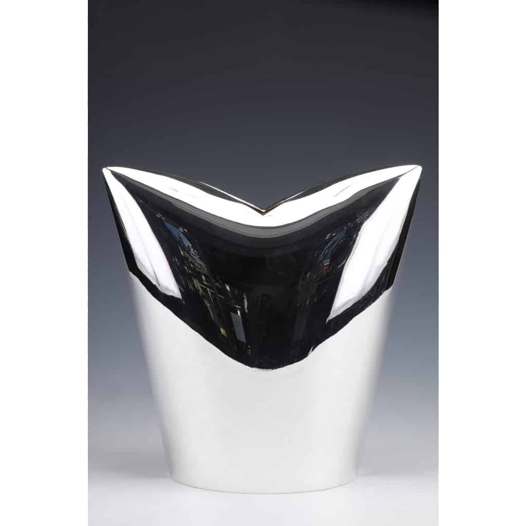 Gabriel de VECCHI – VASE EN ARGENT MASSIF DESIGN ITALIE XXè 5