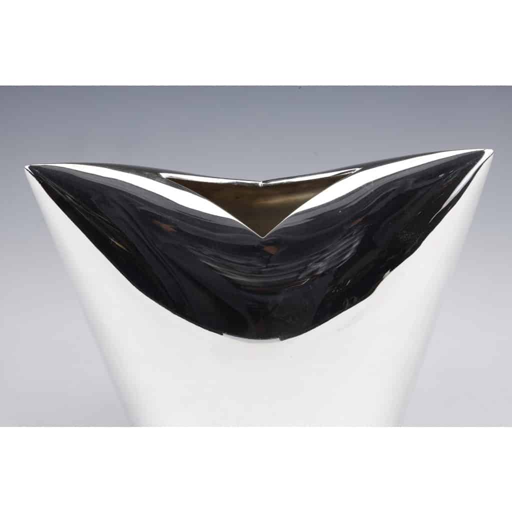 Gabriel de VECCHI – VASE EN ARGENT MASSIF DESIGN ITALIE XXè 7