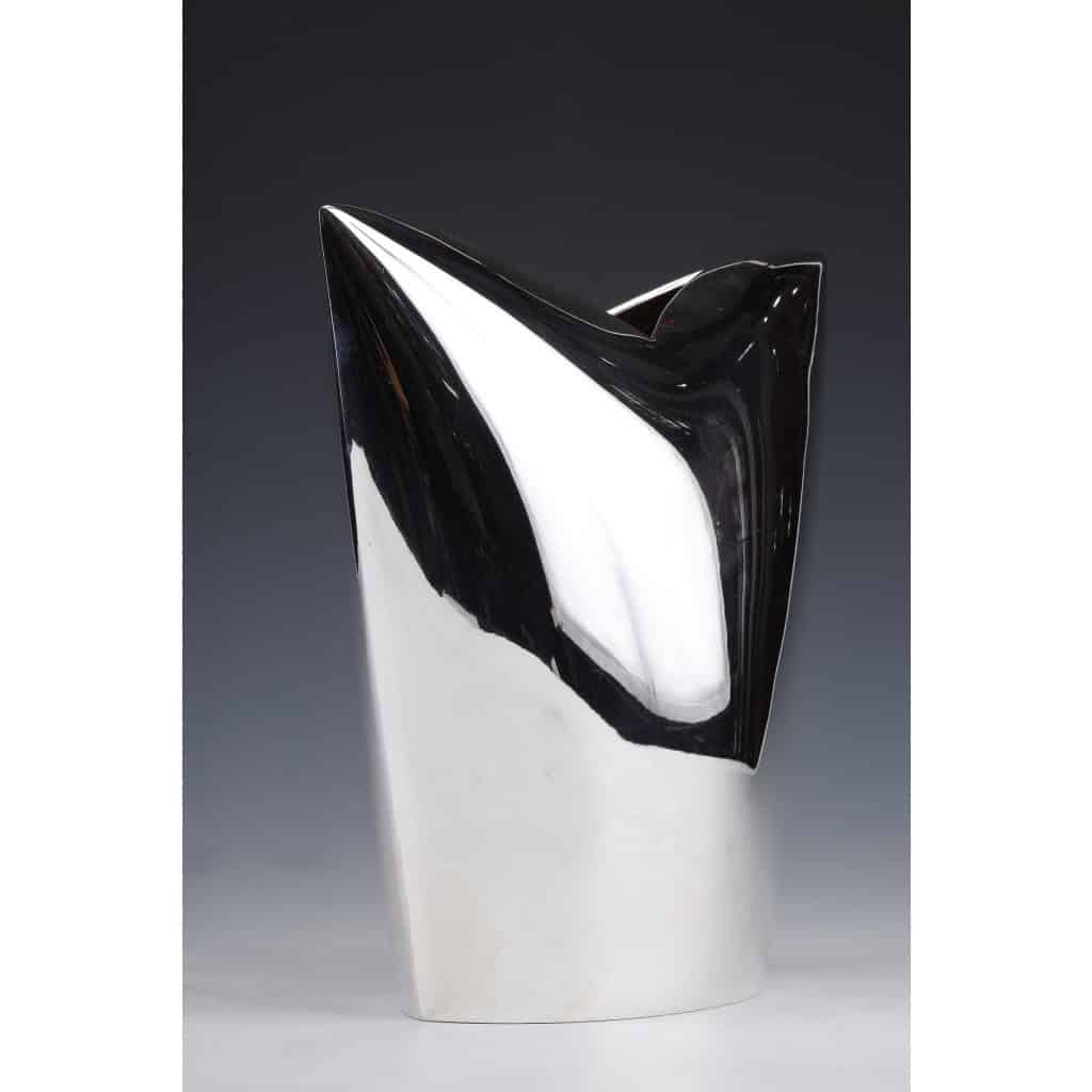 Gabriel de VECCHI – VASE EN ARGENT MASSIF DESIGN ITALIE XXè 10