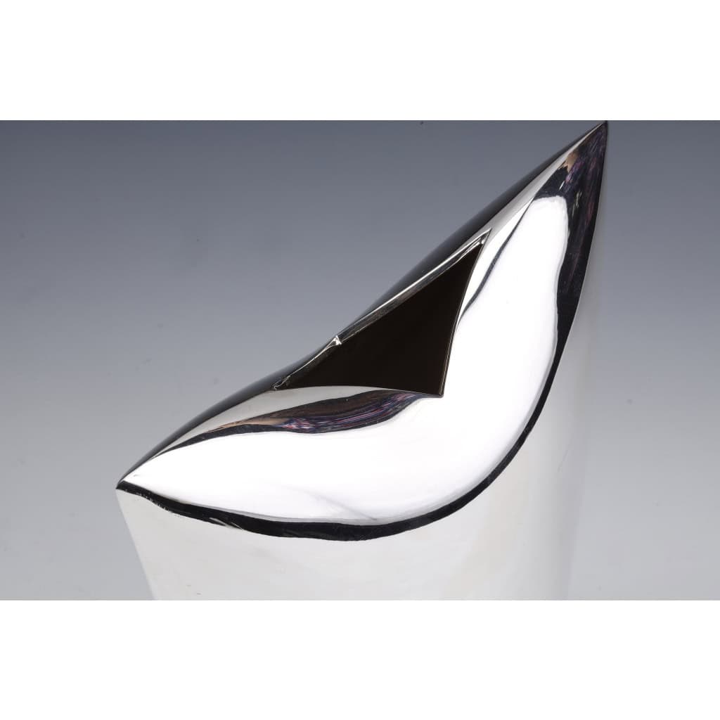 Gabriel de VECCHI – VASE EN ARGENT MASSIF DESIGN ITALIE XXè 18