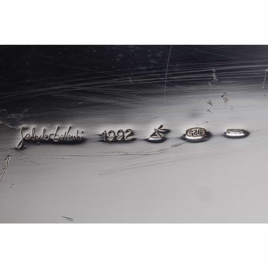 Gabriel de VECCHI – VASE EN ARGENT MASSIF DESIGN ITALIE XXè 21