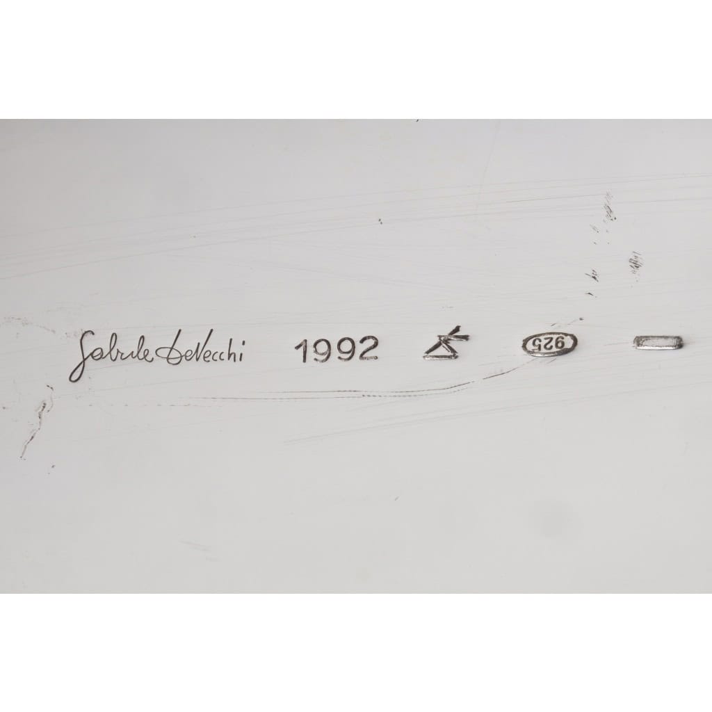 Gabriel de VECCHI – VASE EN ARGENT MASSIF DESIGN ITALIE XXè 23