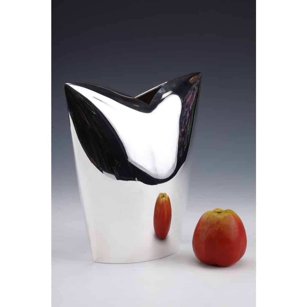 Gabriel de VECCHI – VASE EN ARGENT MASSIF DESIGN ITALIE XXè 25