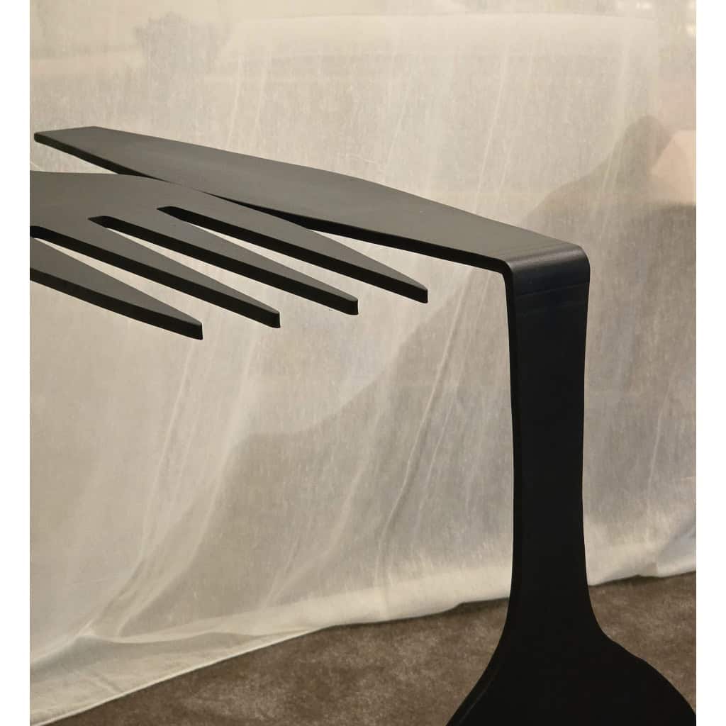 Console françaises en fer forgé, 1980s, pièce unique 10