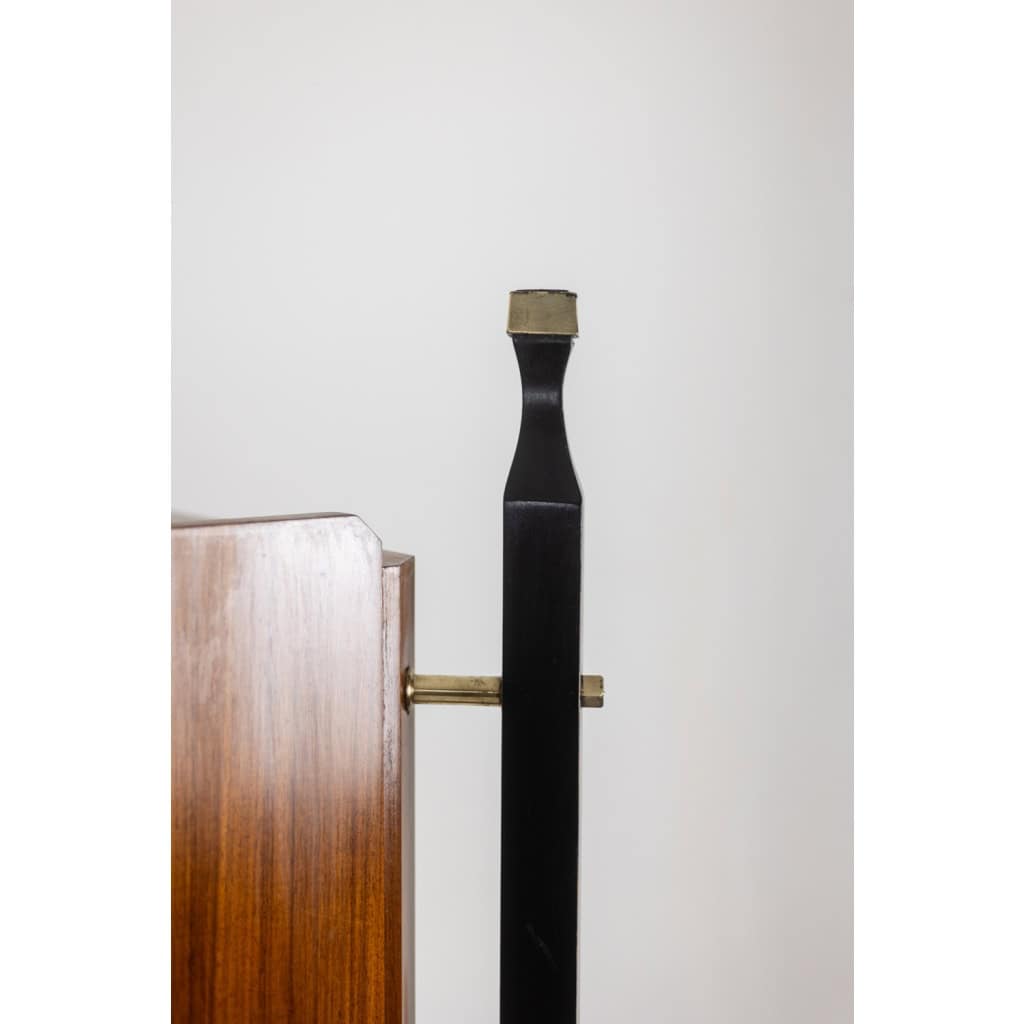 Paire de cabinets italiens en placage de teck. Années 1960. 10