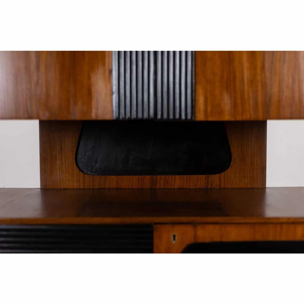 Paire de cabinets italiens en placage de teck. Années 1960. 11