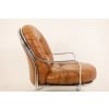 Carlo Di Carli. Fauteuil en cuir et métal. Années 1970 25