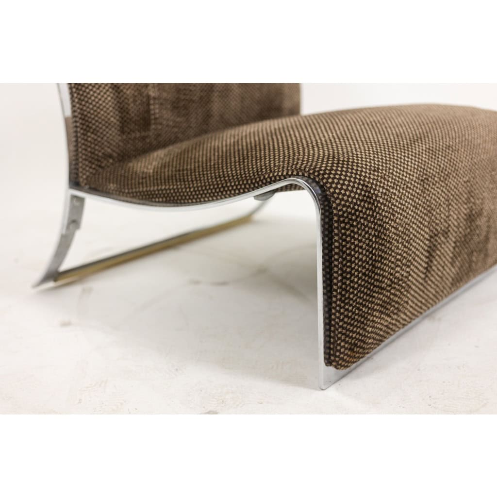 Vittorio Introini pour Saporiti. Paire de fauteuils. Années 1970 12