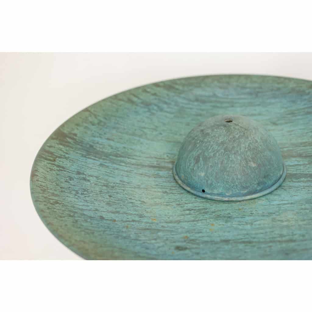 Tom Torrens. Fontaine en corten et cuivre oxydé. Années 1990. 11