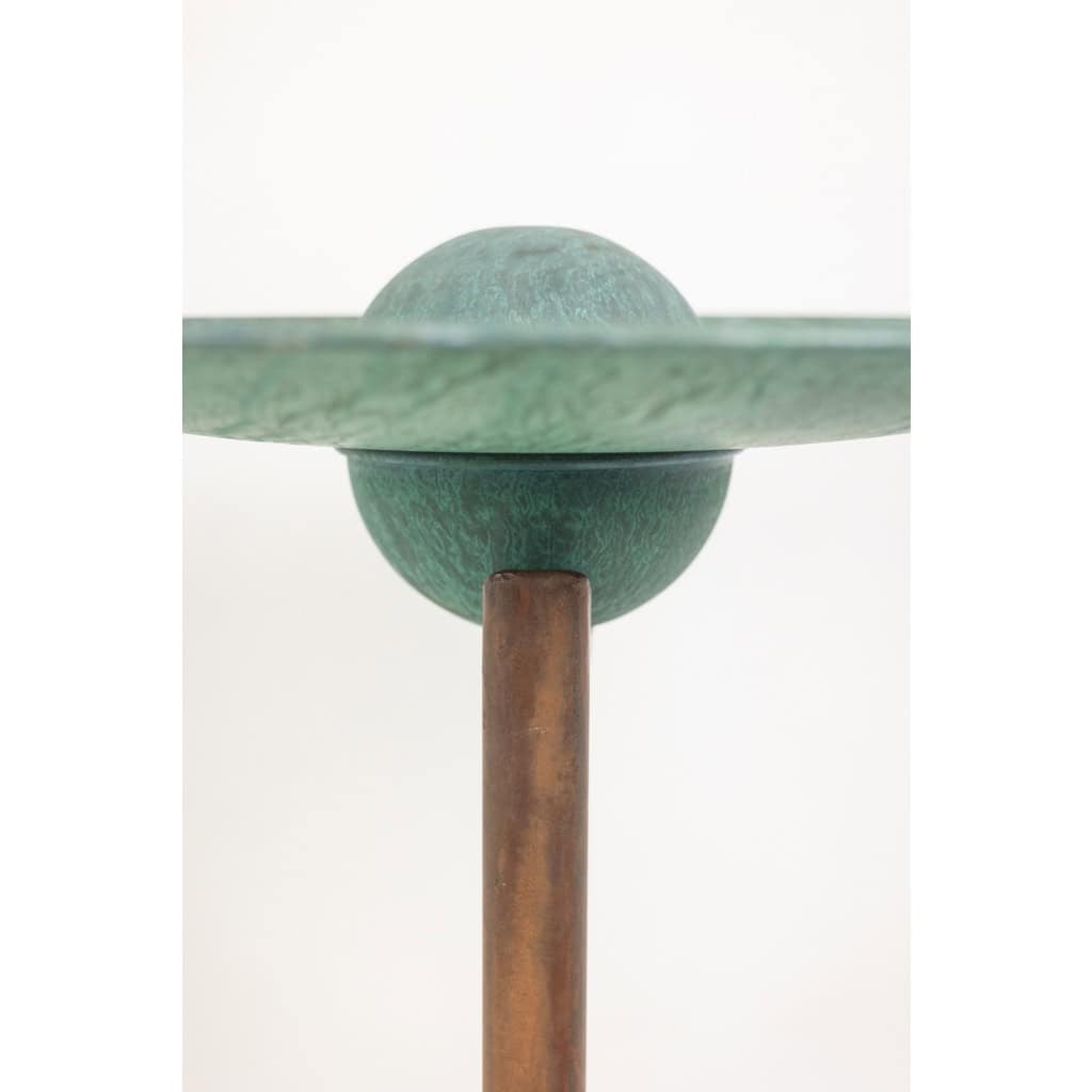 Tom Torrens. Fontaine en corten et cuivre oxydé. Années 1990. 12