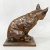 Sculpture – Le Bouledogue , Louis Henri Nicot (1878-1944) – Bois 18