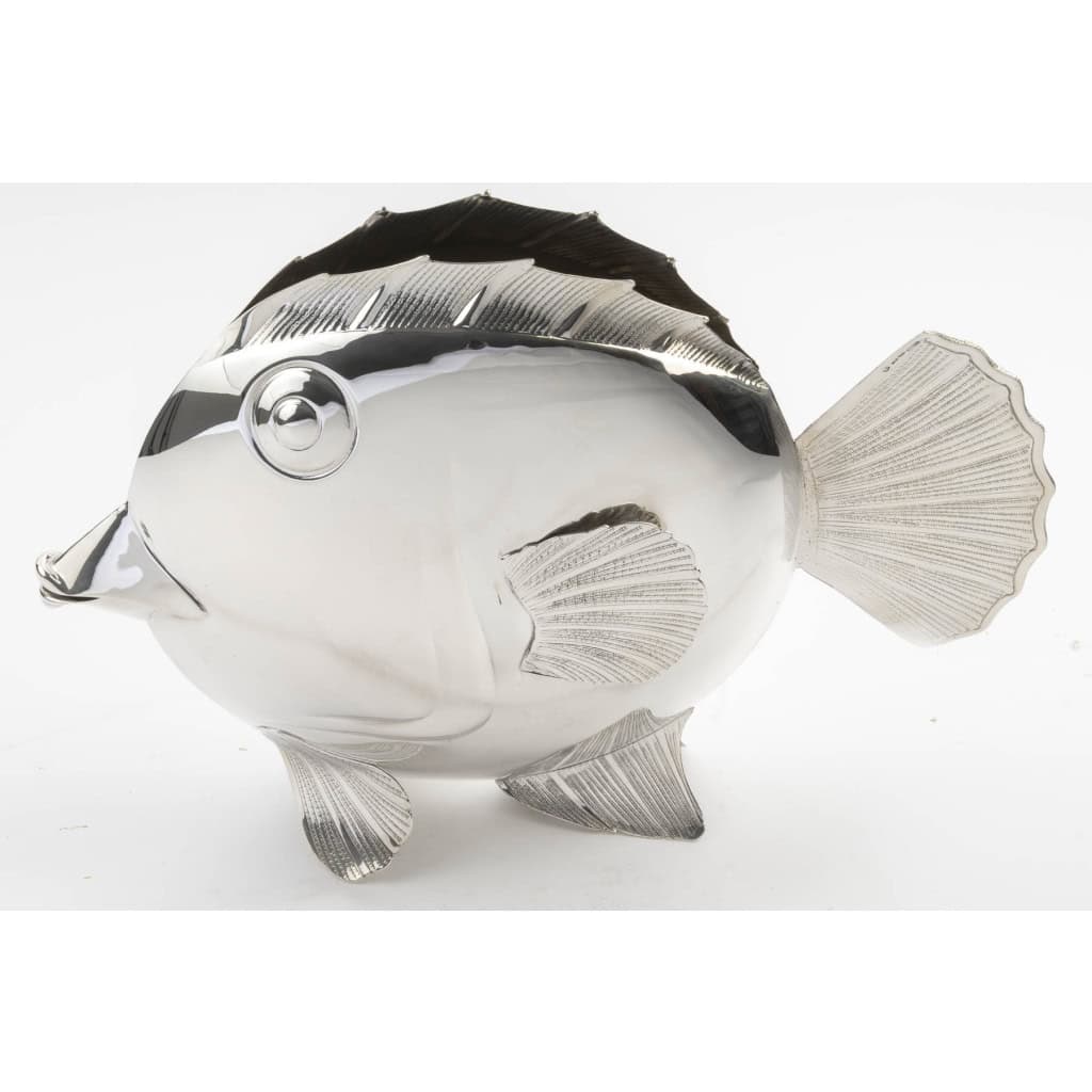 Fratelli Cacchione, Vase poisson Milan, Italie Vers 1970–1980 3