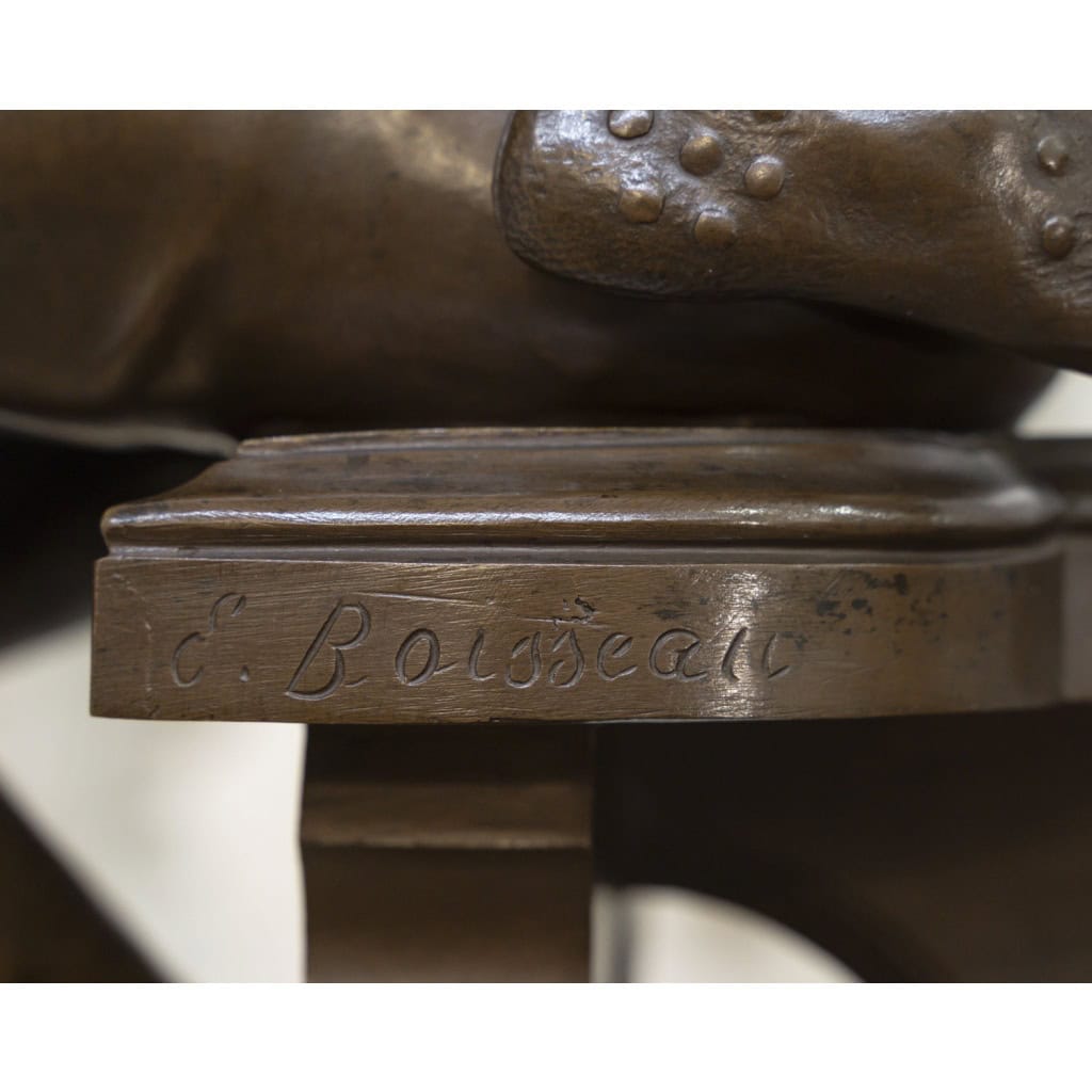 Sculpture – Le Troubadour , Émile Boisseau (1842-1923) – Bronze 12 Sculpture – Le Troubadour , Émile Boisseau (1842-1923) – Bronze 12